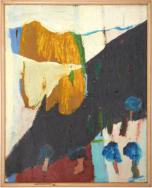 No name. Acryl and pastel on canvas, 33 x 41 cm, 1996