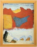Sodom and Gomorrah I. Acryl on canvas, 22 x 28 cm, 1998. Private collection, Denmark