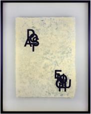 Dosta (Serbian) - Enough ( English) I. Series Mirror. Handmade paper, paper, 79 x 99 cm, 2011