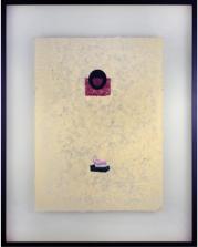 Rest. Series Body. Handmade paper, paper, paper clipping, 77 x 99 cm, 2011