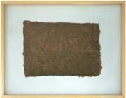 O Κιpοs (The Garden). Series Equivalnets, handmade paper and embroidery, 58,5 x 45,5 cm, 2004
