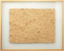 Nausea. Series Equivalents. Handmade paper and hidden embroidery, 99 x 79 cm, 2004